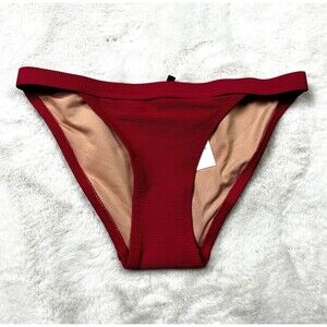 J.Crew Women's Ribbed Trim Hipster Bikini Bottom BH485